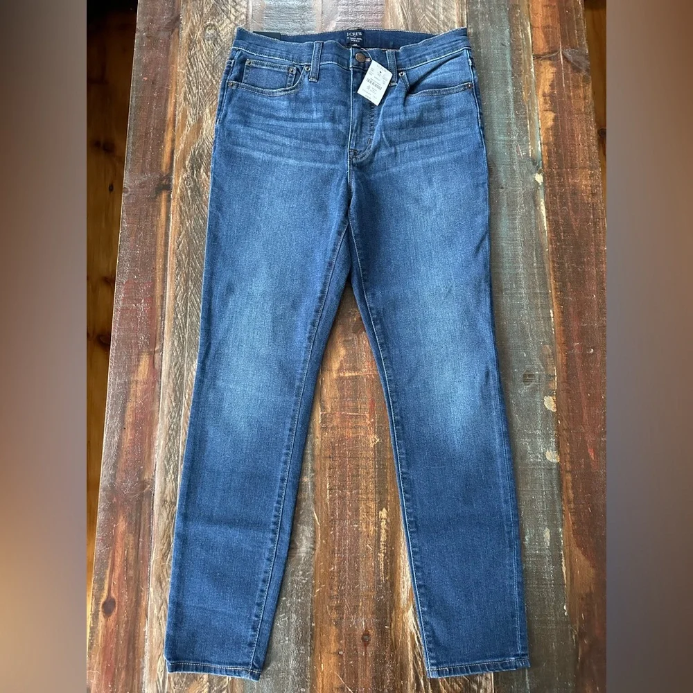 NWT J Crew Women’s 29 Blue 9 Inch High Rise Skinny Jeans | SKU 0528